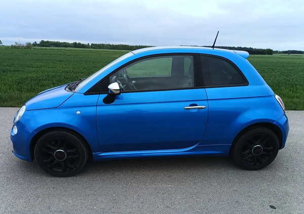 Fiat 500 cena 29600 przebieg: 135000, rok produkcji 2015 z Rawa Mazowiecka małe 56